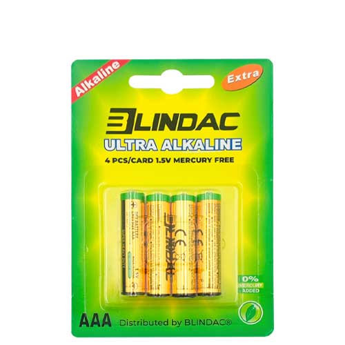 PILAS AAA X 4 (BLINDAC)